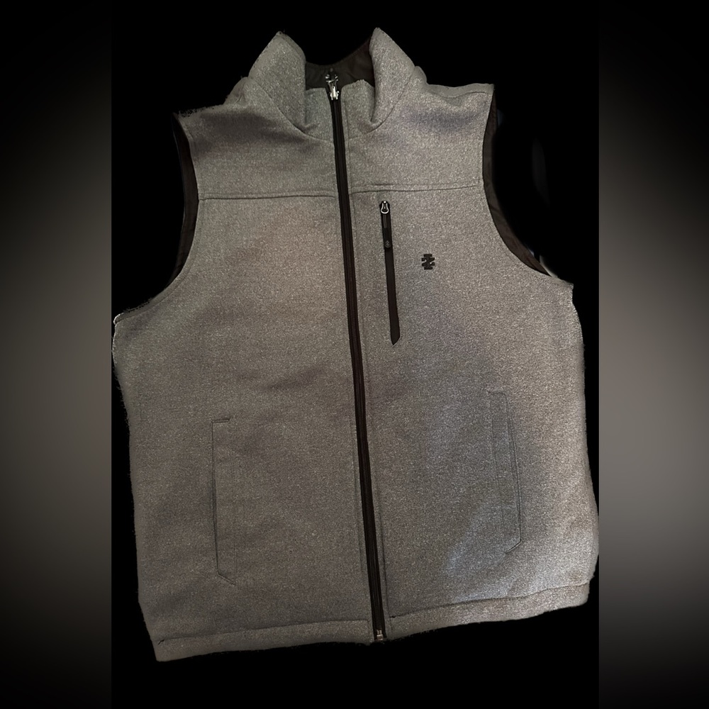 Izod soft shell reversible vest